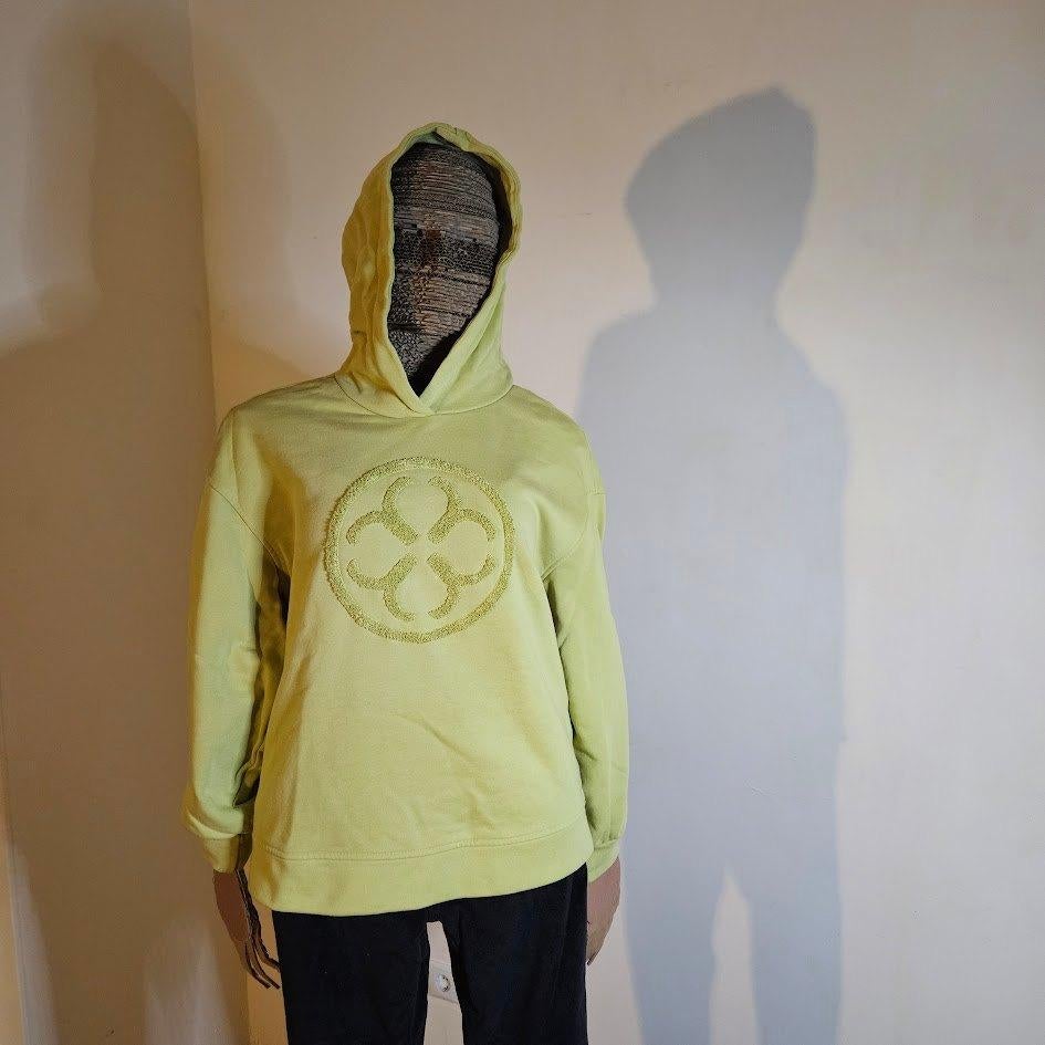 ZGAN lichtgroene Tatuum (S) hoodie, Kleding | Dames, Truien en Vesten, Zo goed als nieuw, Maat 36 (S), Groen, Ophalen of Verzenden