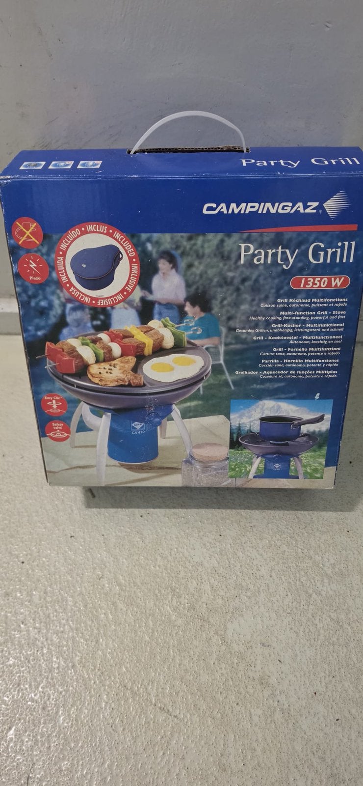Partygrill 1350W, Ophalen, Zo goed als nieuw
