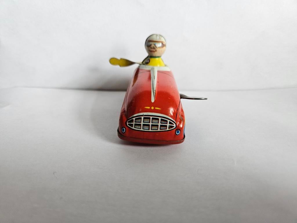 Opwindbaar Blikken Speelgoed Auto HK 568, Antiek en Kunst, Ophalen of Verzenden