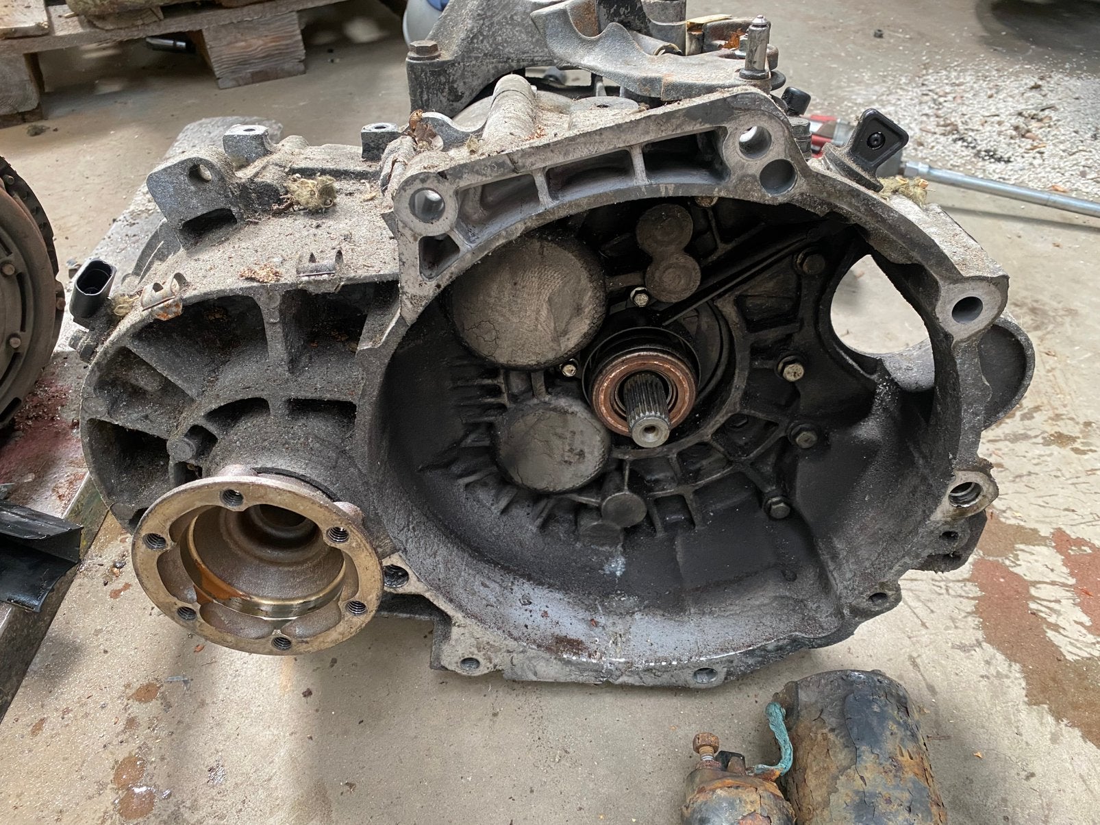 Vw O2M 6 versnellings bak van een 1.9 tdi, Ophalen, Gebruikt, Audi