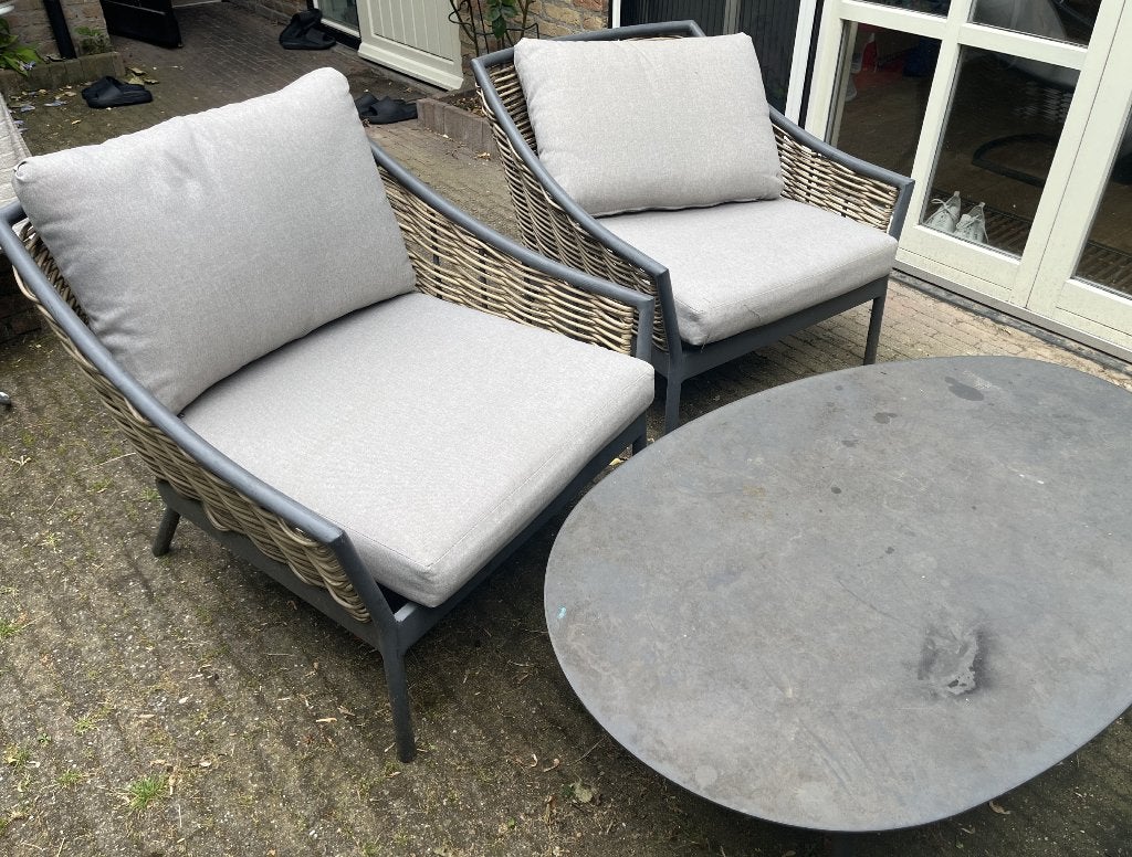 Coco Lanai/Pacific 100 stoel-bank loungeset 4-delig, Tuin en Terras, Tuinsets en Loungesets, Ophalen, Zo goed als nieuw, Bank