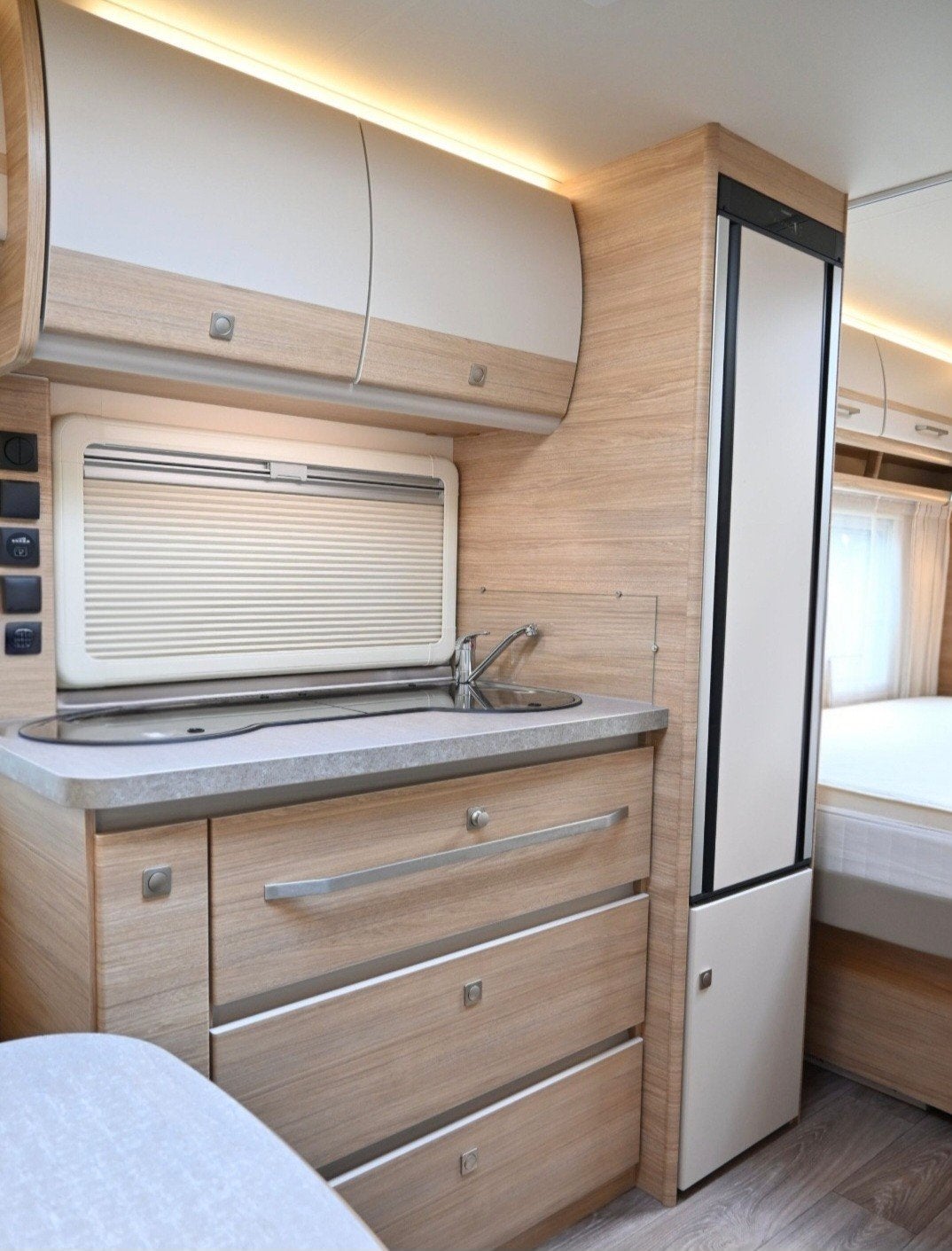 Fendt Bianco Selection 465 SFB 2023, Caravans en Kamperen, Rondzit, Frans bed, Particulier, Tot en met 4