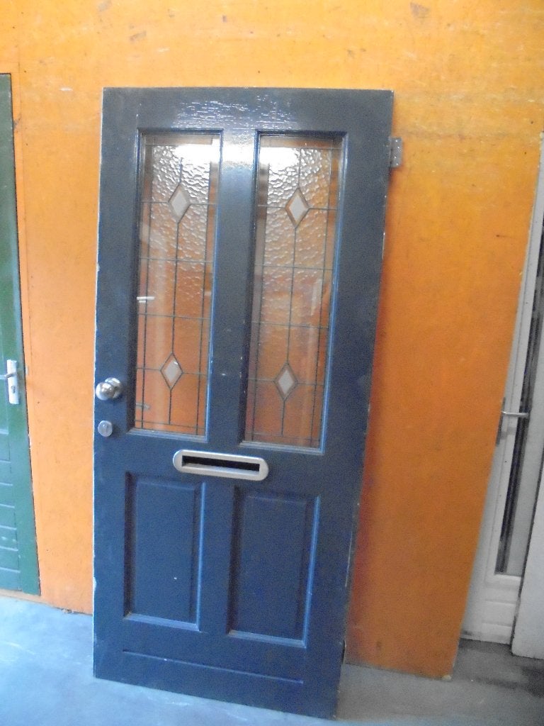 Diverse voordeuren met glas, Ophalen, 80 tot 100 cm, 200 tot 215 cm, Glas