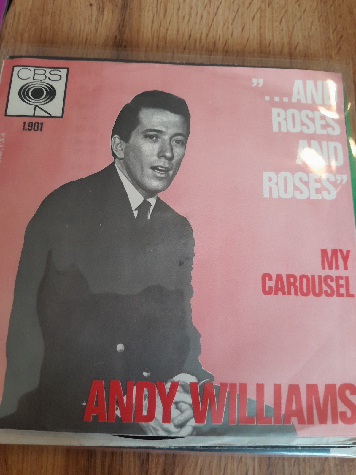 Andy williams 7inch and roses and roses, Ophalen of Verzenden, Zo goed als nieuw, Pop