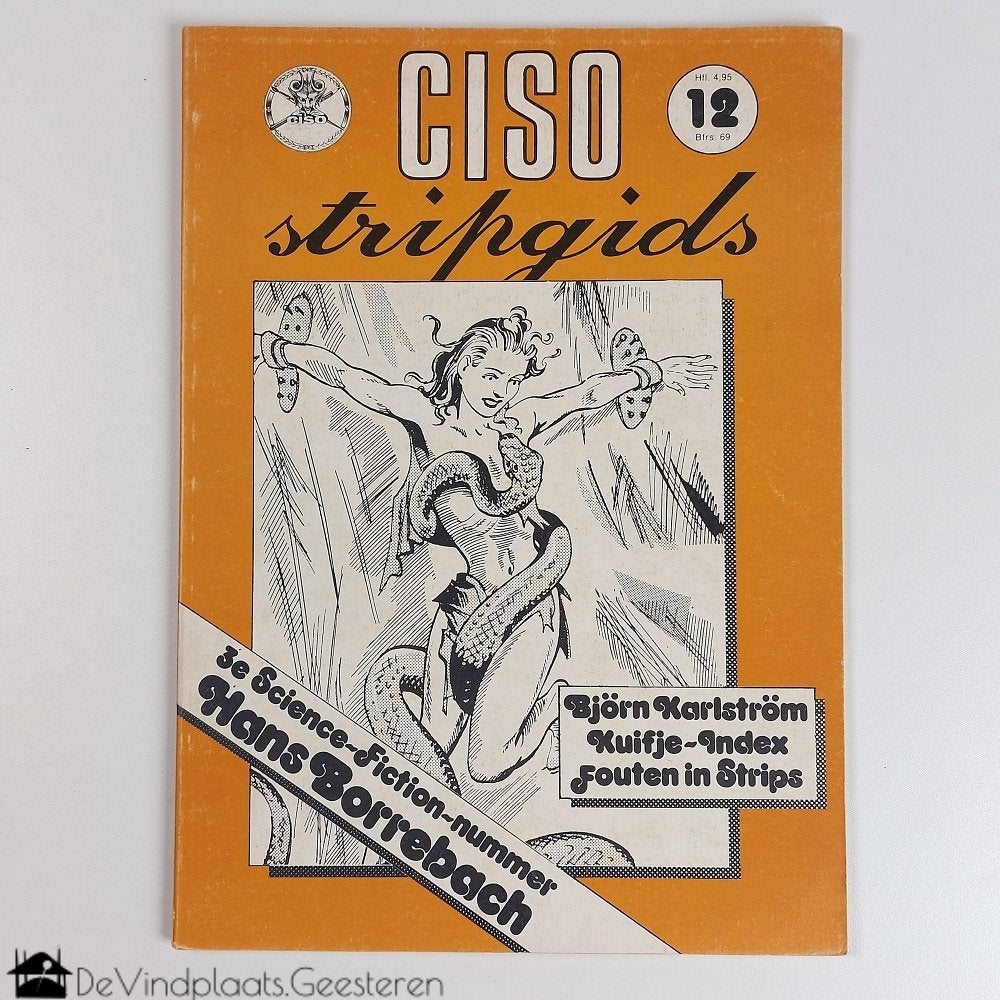 CISO stripgids 12 – Hans Borrebach, Eén stripboek, Ophalen of Verzenden, Zo goed als nieuw, Hans Borrebach