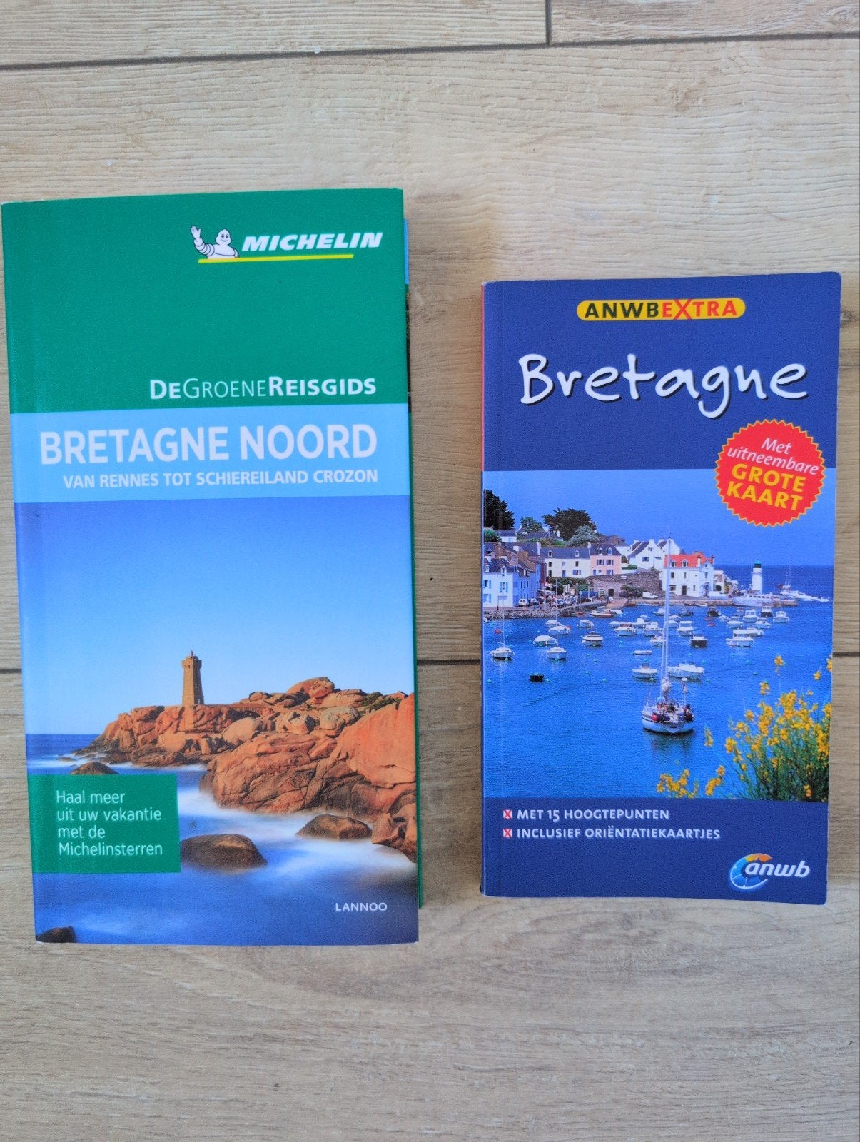 Reisgidsen Bretagne: Michelin Groene Gids & ANWB Extra, Michelin, Europa, Ophalen of Verzenden, Zo goed als nieuw