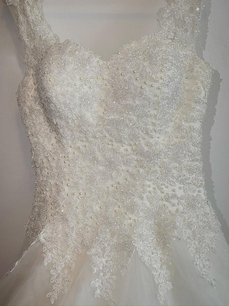 Bruidsjurk, Kleding | Dames, Trouwkleding en Trouwaccessoires, Ophalen of Verzenden, Zo goed als nieuw, Wit, Trouwjurk