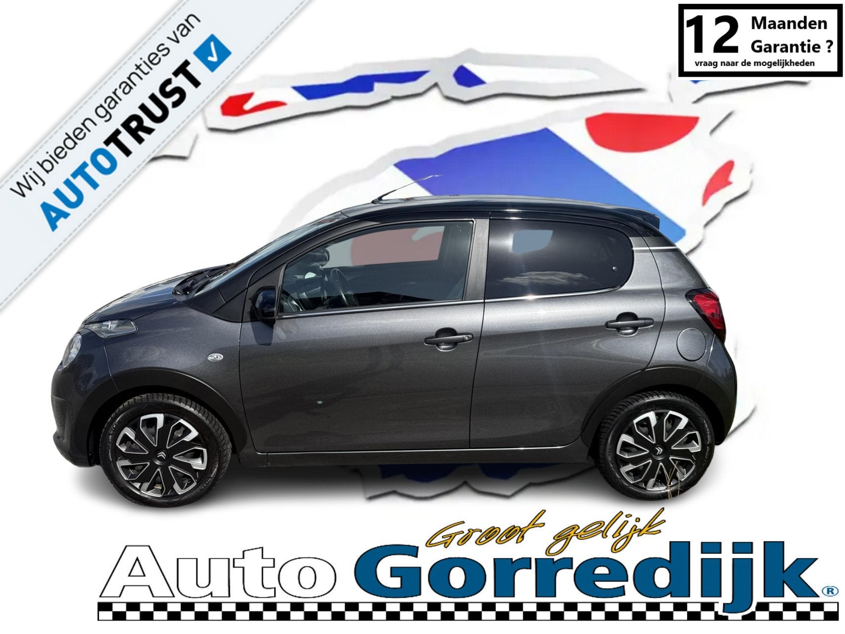 Citroen C1 1.0 VTi Shine MILLENIUM AIRCO 5 DEURS PRIVACY GLA, Auto's, Dealer onderhouden, Stof, Gebruikt, 4 stoelen