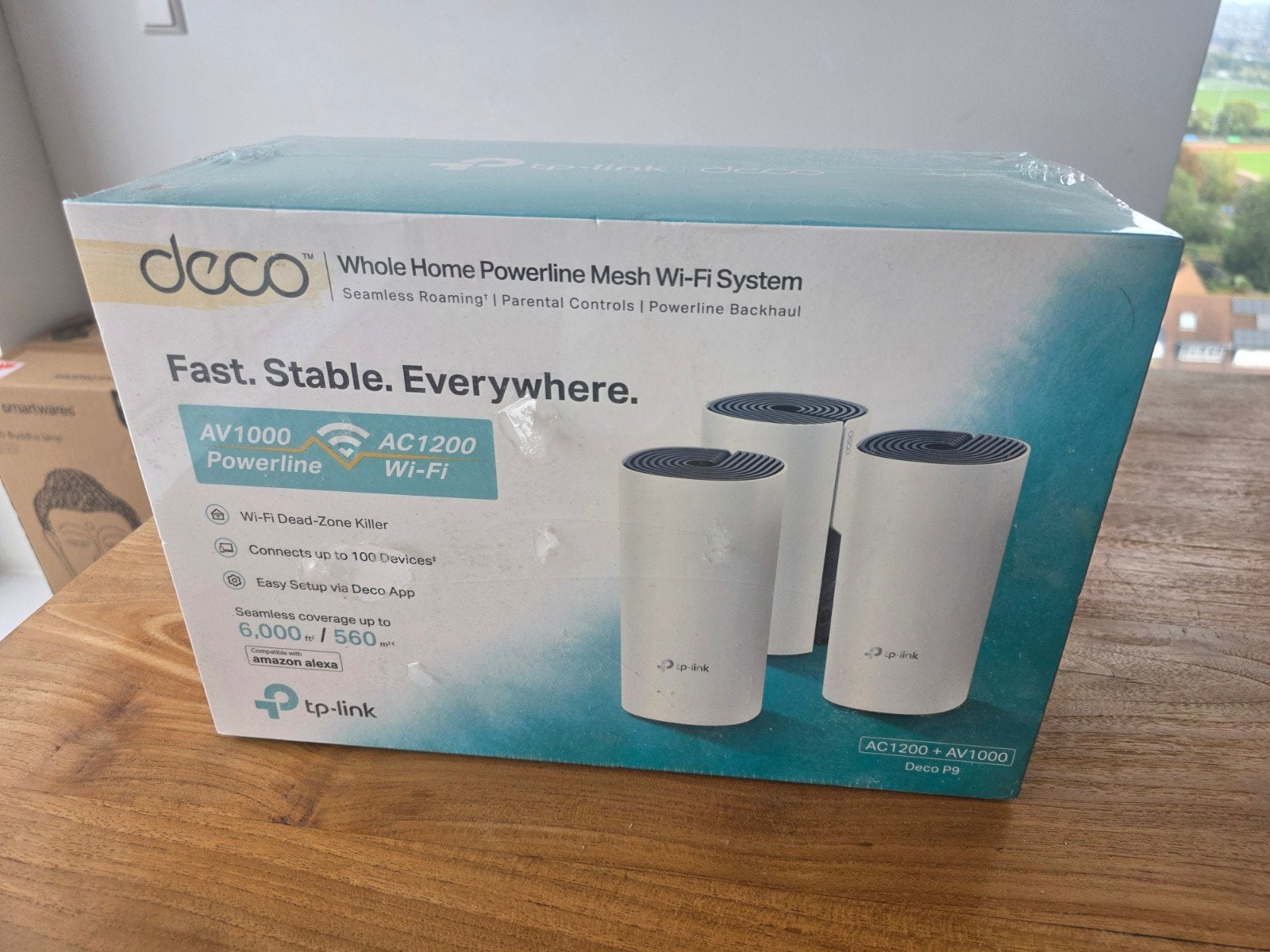 TP-Link Deco P9 AC1200 + AV1000 Whole Home Mesh Wi-Fi, Ophalen of Verzenden, Nieuw, Router, TP-Link
