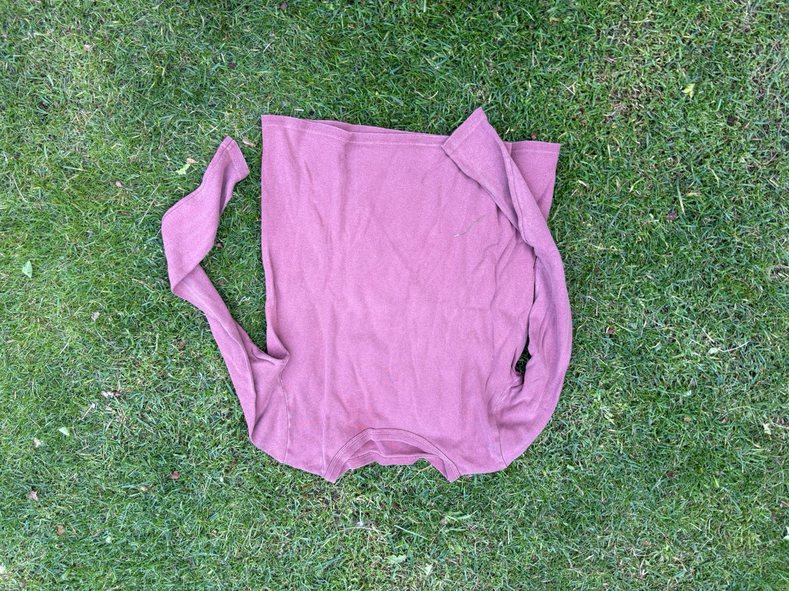 Brandy Melville rode longsleeve top one size, Ophalen of Verzenden, Zo goed als nieuw, Lange mouw, Maat 36 (S)