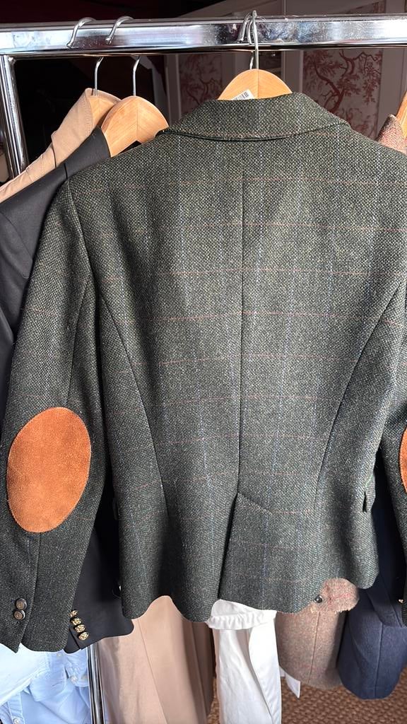 Tweed blazer jasje colbert 36, Ophalen of Verzenden, Zo goed als nieuw, Maat 36 (S), Groen
