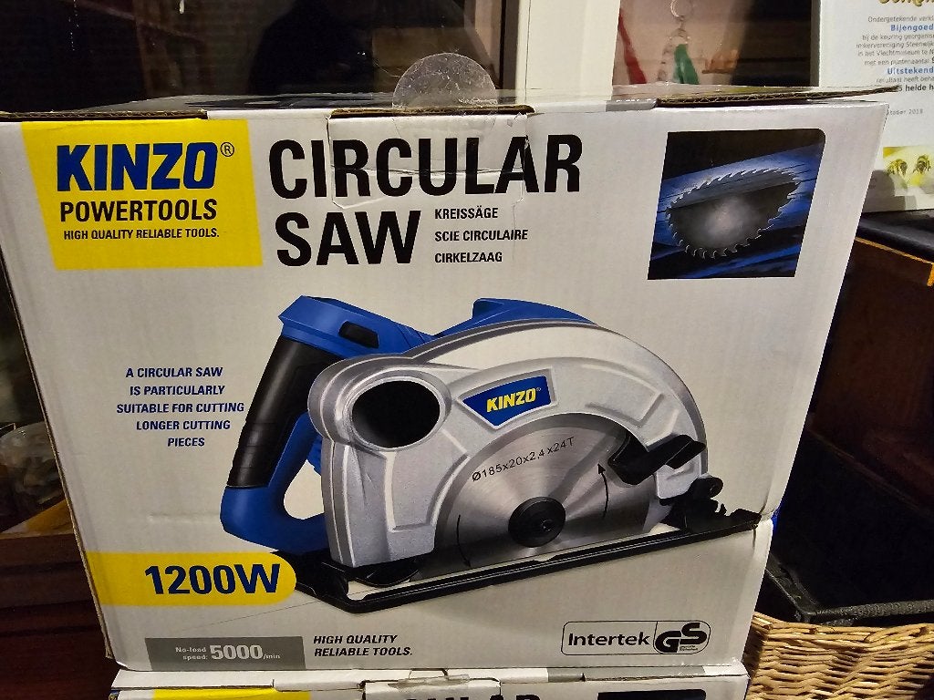 Nieuwe Kinzo cirkelzaag, Cirkelzaag, Kinzo, Nieuw, Ophalen of Verzenden