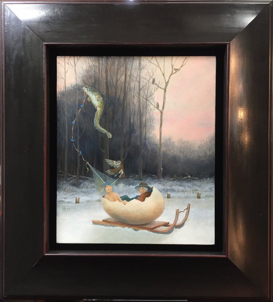 gezocht schilderij en tek. schilder Tobias Baanders RB RTB, Antiek en Kunst, Ophalen, Dieren