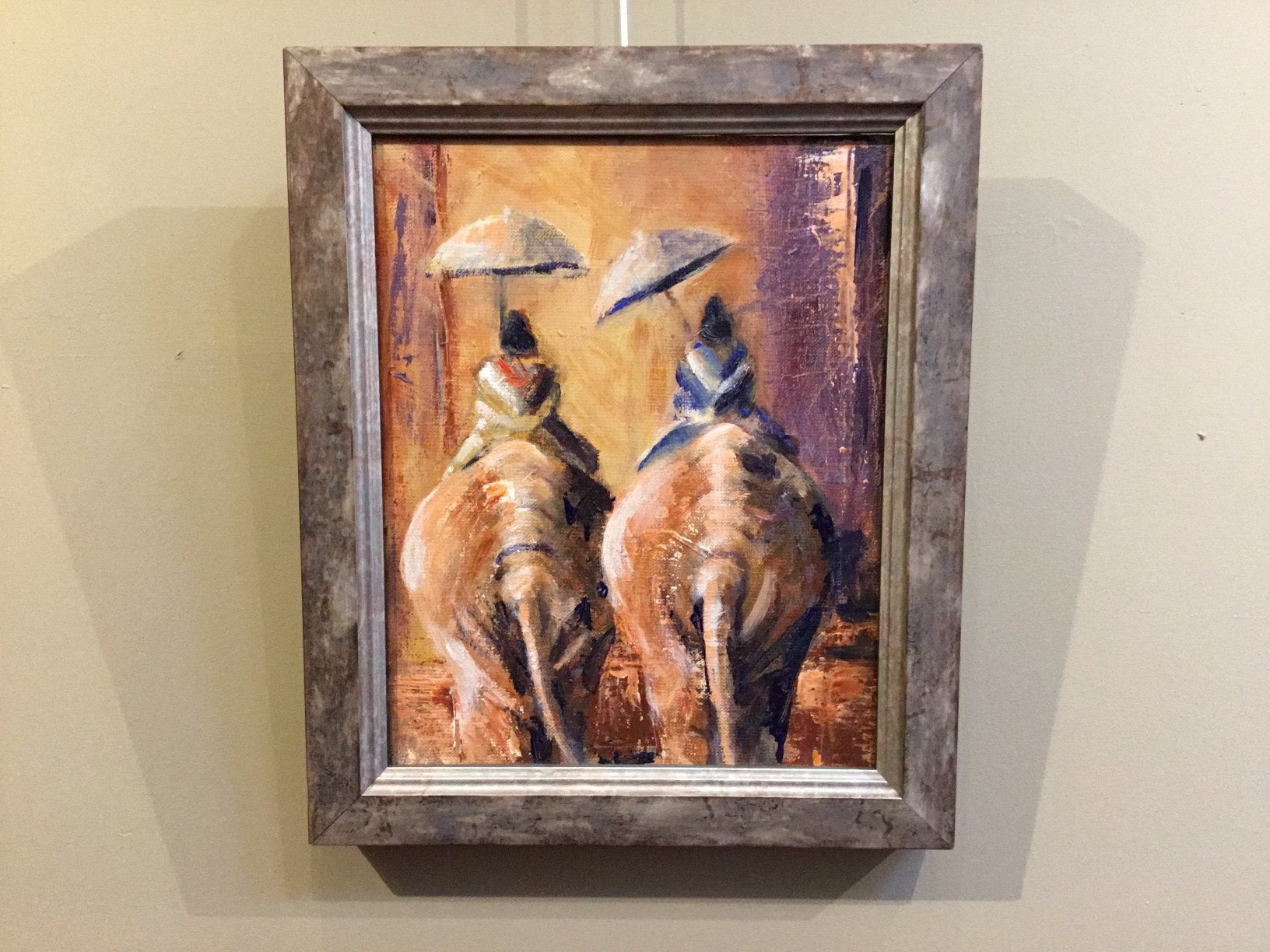 Gerda Onnes, veel schilderijen , sterk gereduceerde prijzen., Antiek en Kunst, Acrylverf, Doek, Impressionistisch, Ophalen of Verzenden