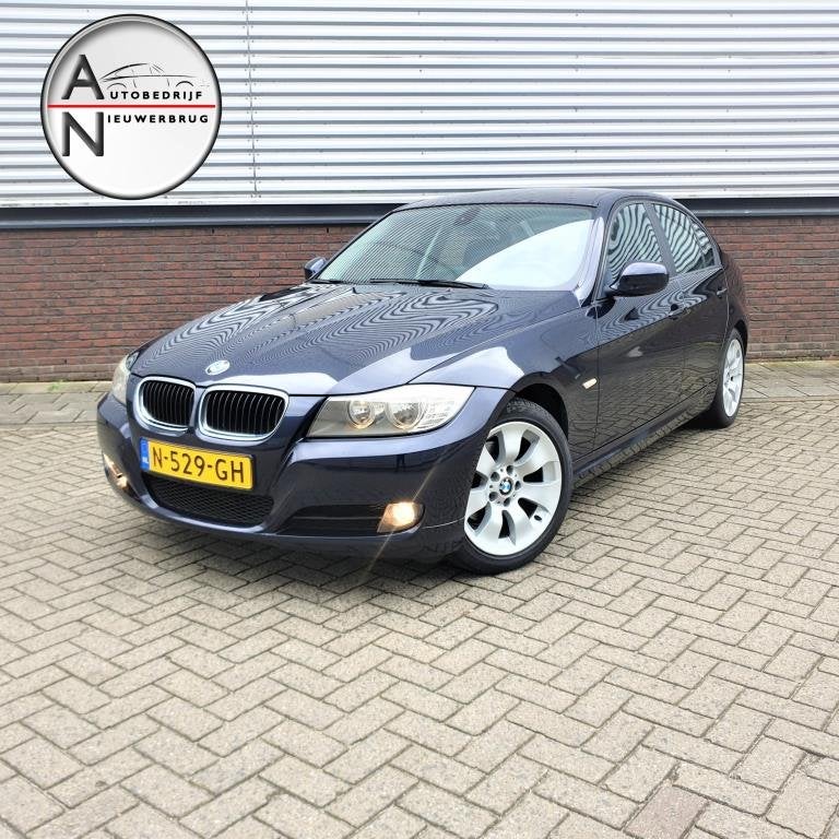 BMW 3-serie 318i Business Line, Auto's, Euro 5, Zwart, Blauw, Bedrijf