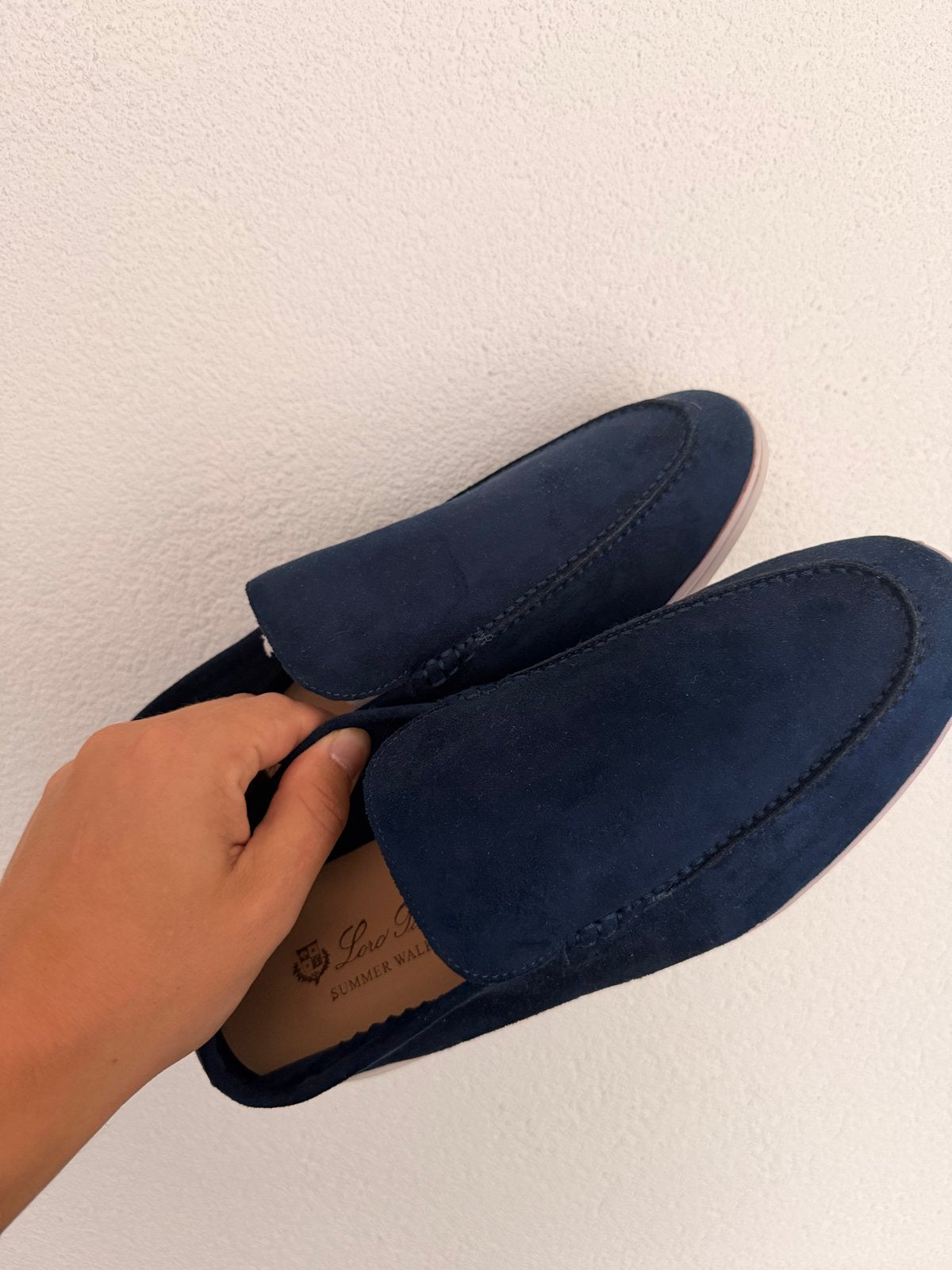 Loro Piana Summer Walk Loafers - Maat 41, Ophalen of Verzenden, Gedragen, Blauw, Loafers