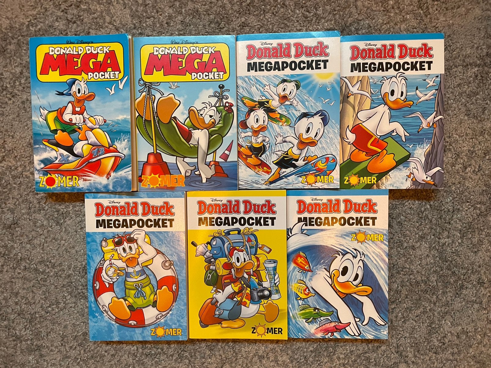 Donald Duck Megapocket Zomer-edities, Boeken, Meerdere stripboeken, Ophalen of Verzenden, Zo goed als nieuw