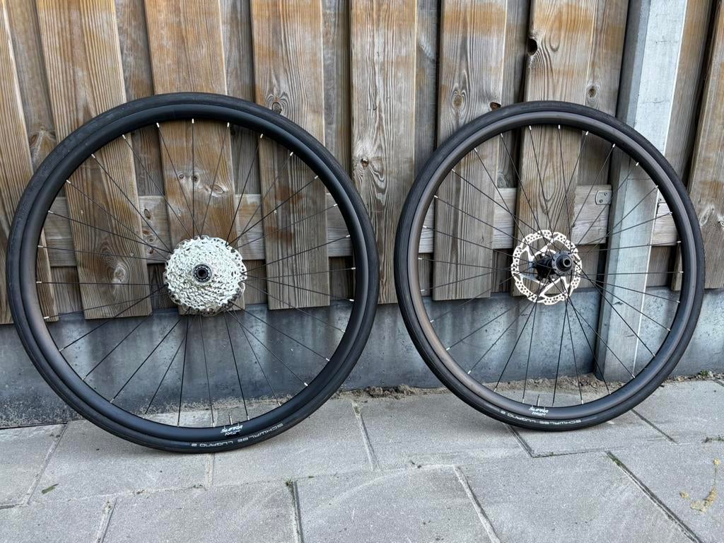 Sensa supra comp disc wielen met 105 12 speed cassette, Fietsen en Brommers, Fietsonderdelen, Ophalen, Zo goed als nieuw, Racefiets