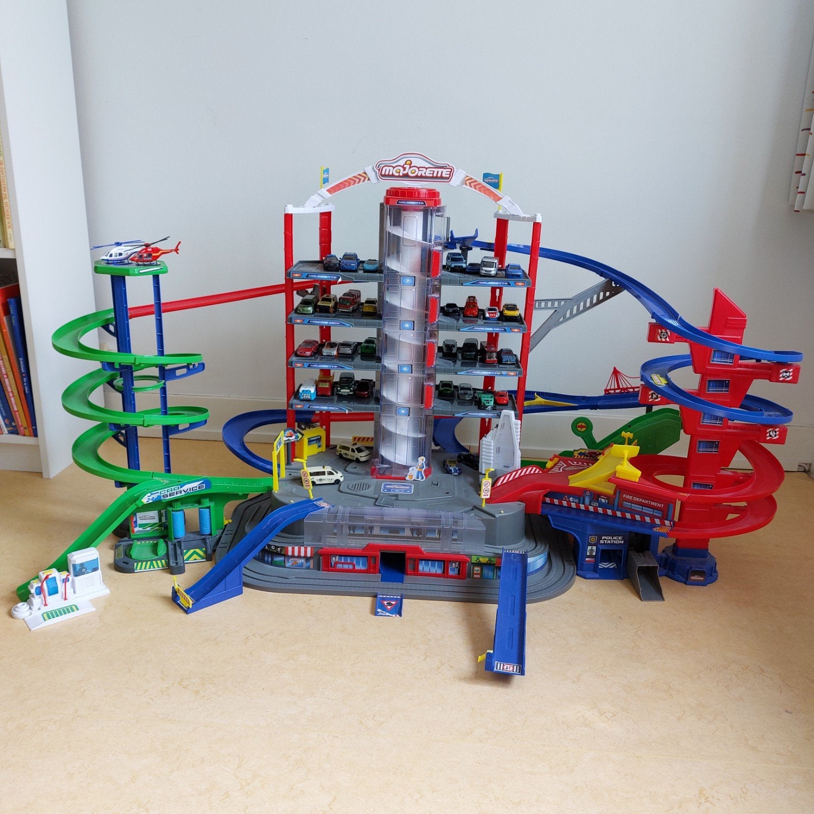 Majorette speelgarage, Ophalen, Gebruikt, Elektrisch, Overige merken