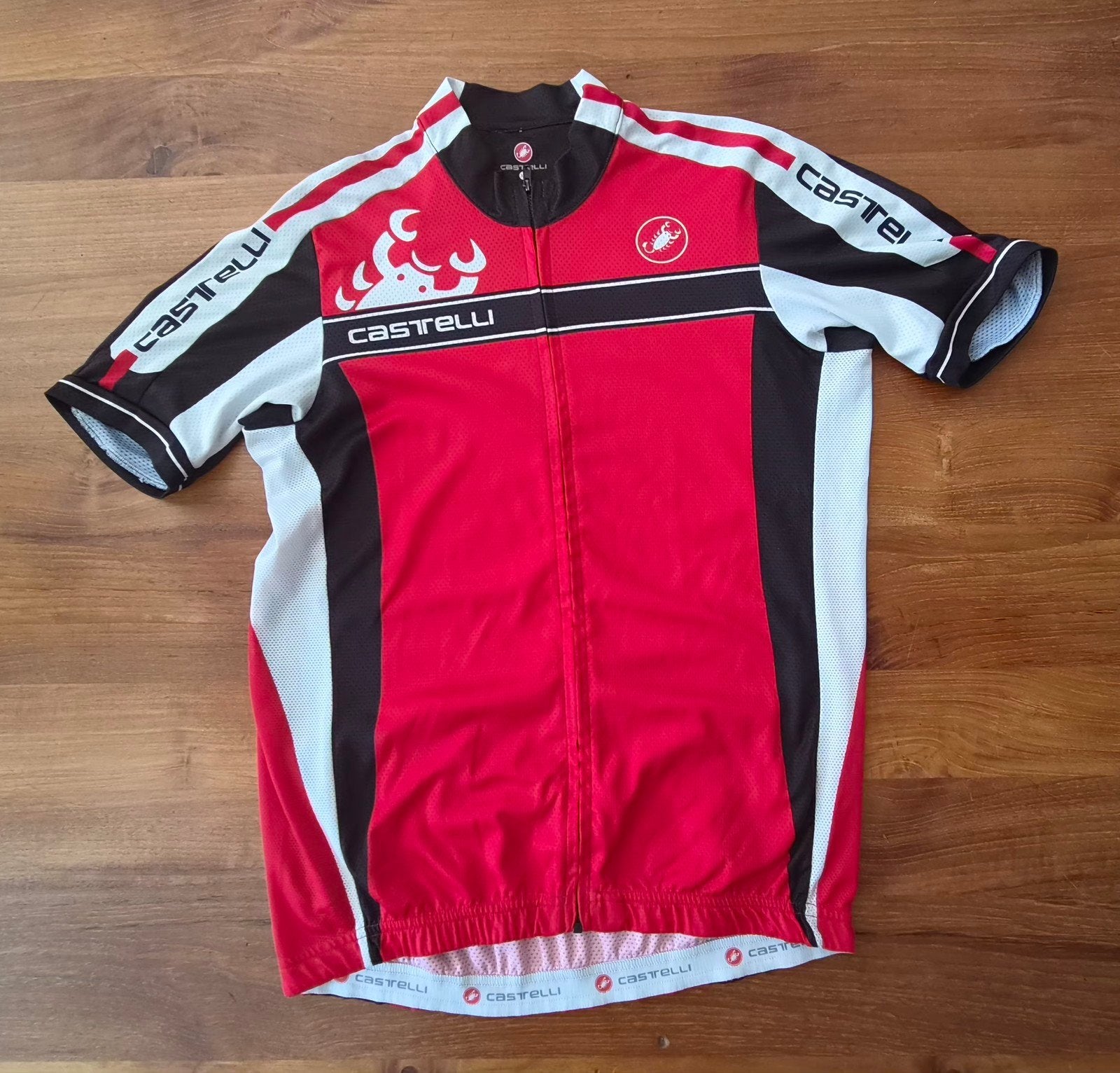 Castelli fiets shirt maat XL - Kort gedragen, Castelli, Verzenden, Zo goed als nieuw, XL