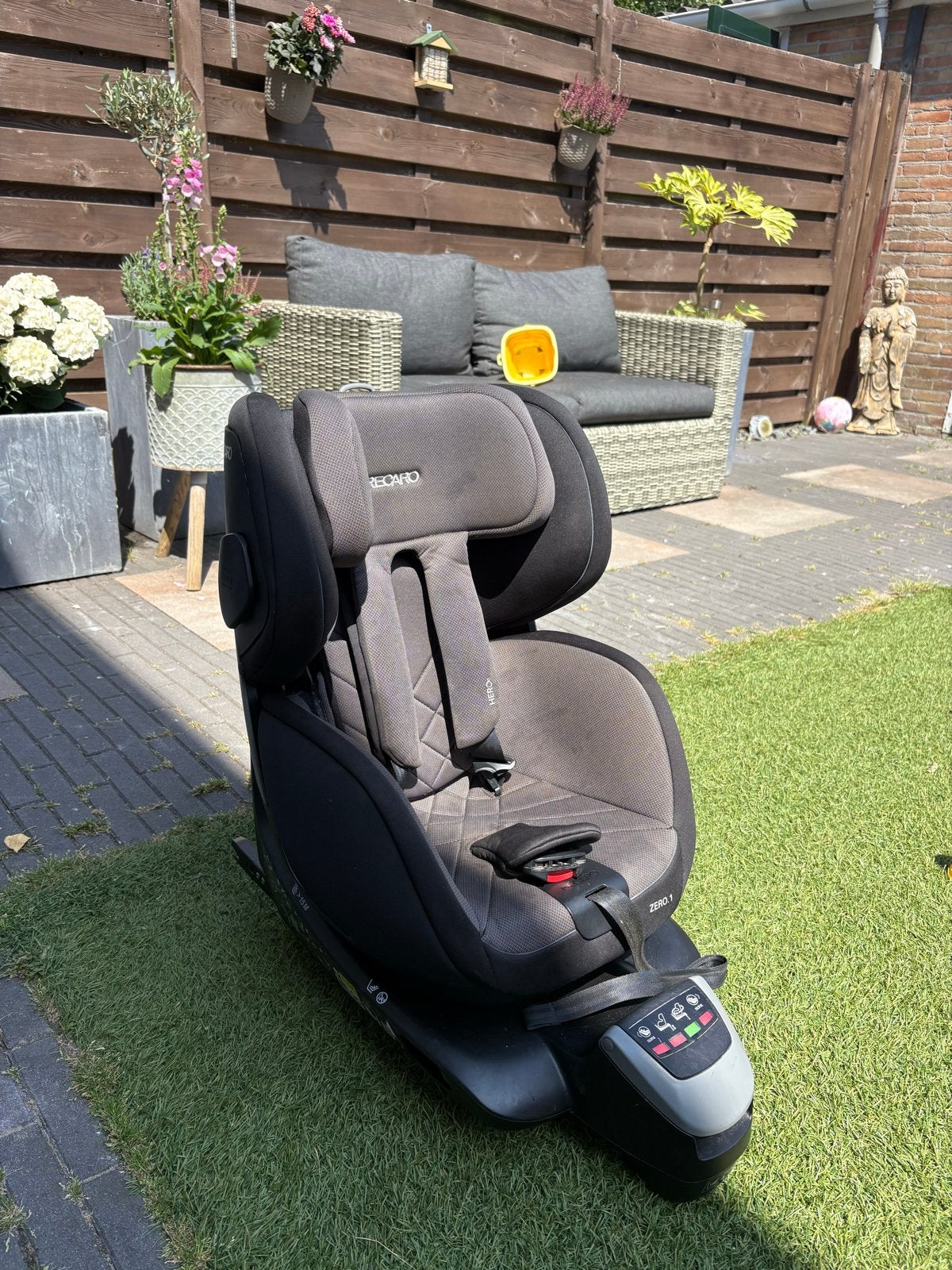 Recaro Zero.1 autostoel - Draaibaar en Isofix, Gebruikt, 0 t/m 18 kg, Verstelbare rugleuning, Isofix