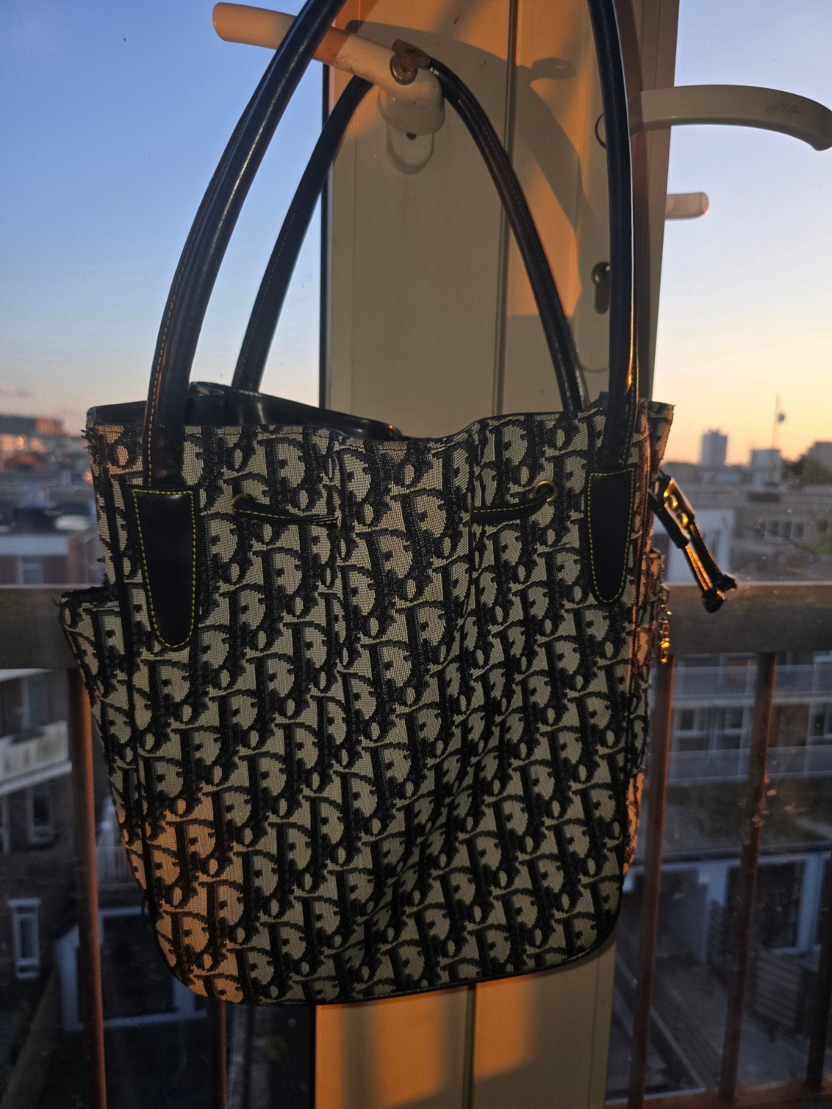 Cristian Dior tas, Ophalen, Zo goed als nieuw, Zwart