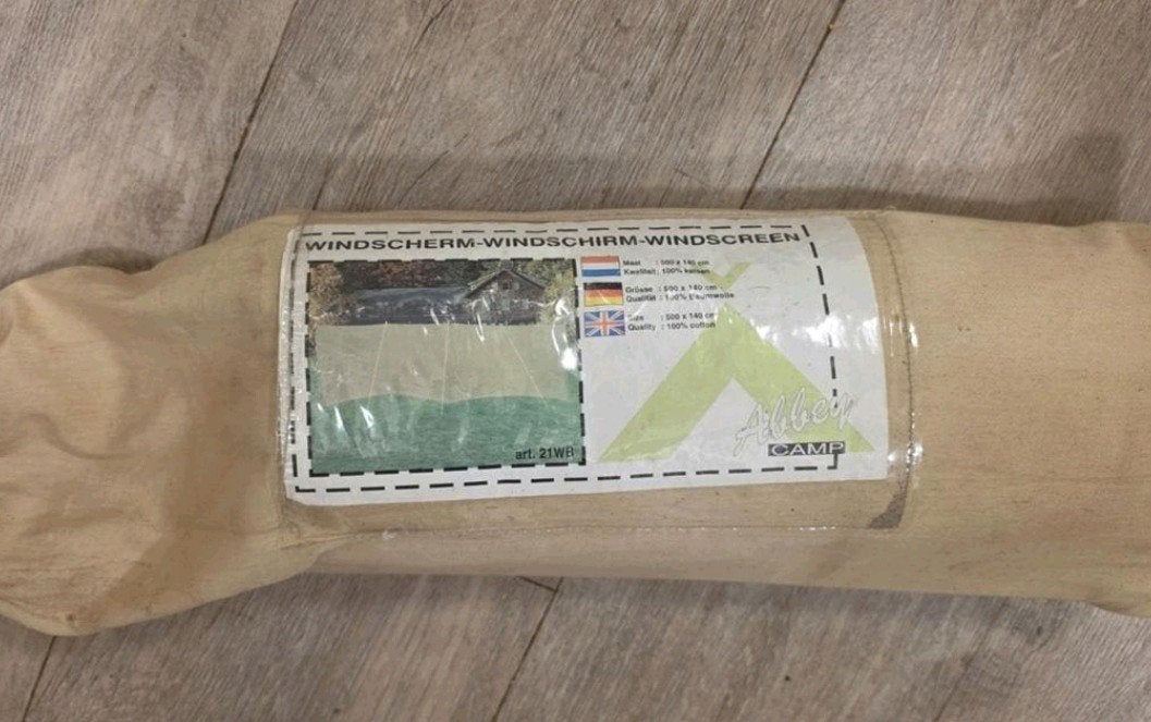 windscherm, Ophalen, Zo goed als nieuw