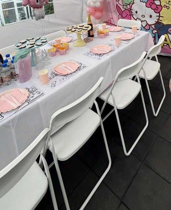 Klapstoelen en tafel te Huur, Ophalen of Verzenden, Overige