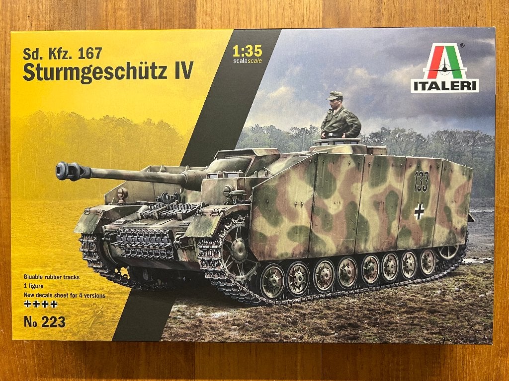 Italeri Sturmgeschütz IV 1:35 bouwpakket – 223, Tank, Italeri, 1:32 tot 1:50, Nieuw