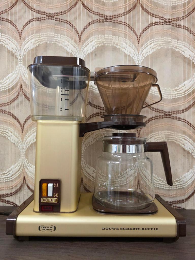 Technivorm Douwe Egberts vintage koffiezetapparaat, Gebruikt, ., Koffiemachine, Gemalen koffie