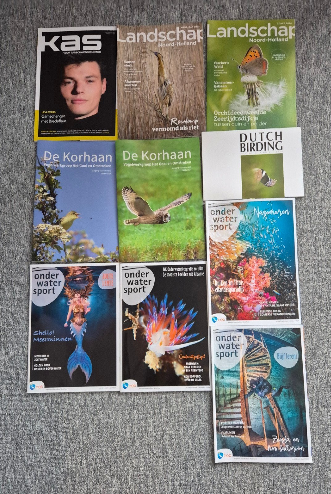 19 Nieuwe Tijdschriften: Natuur, Vogels & Onderwaterwereld, Boeken, Ophalen of Verzenden, Nieuw, Wetenschap en Natuur