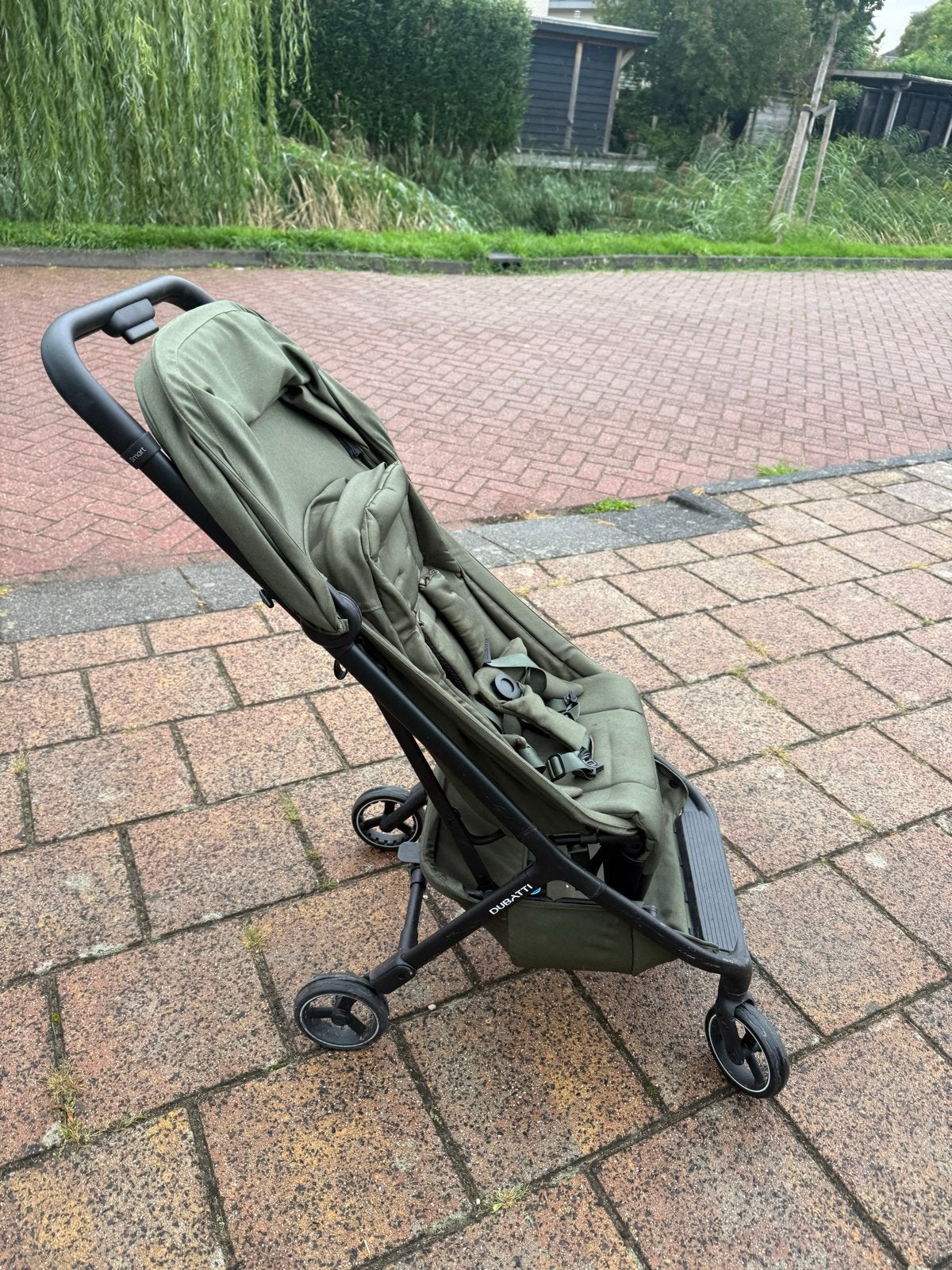 Dubatti kinderwagen - Groen 2x beschikbaar ivm tweeling, Ophalen, Gebruikt, Kinderwagen, Overige merken
