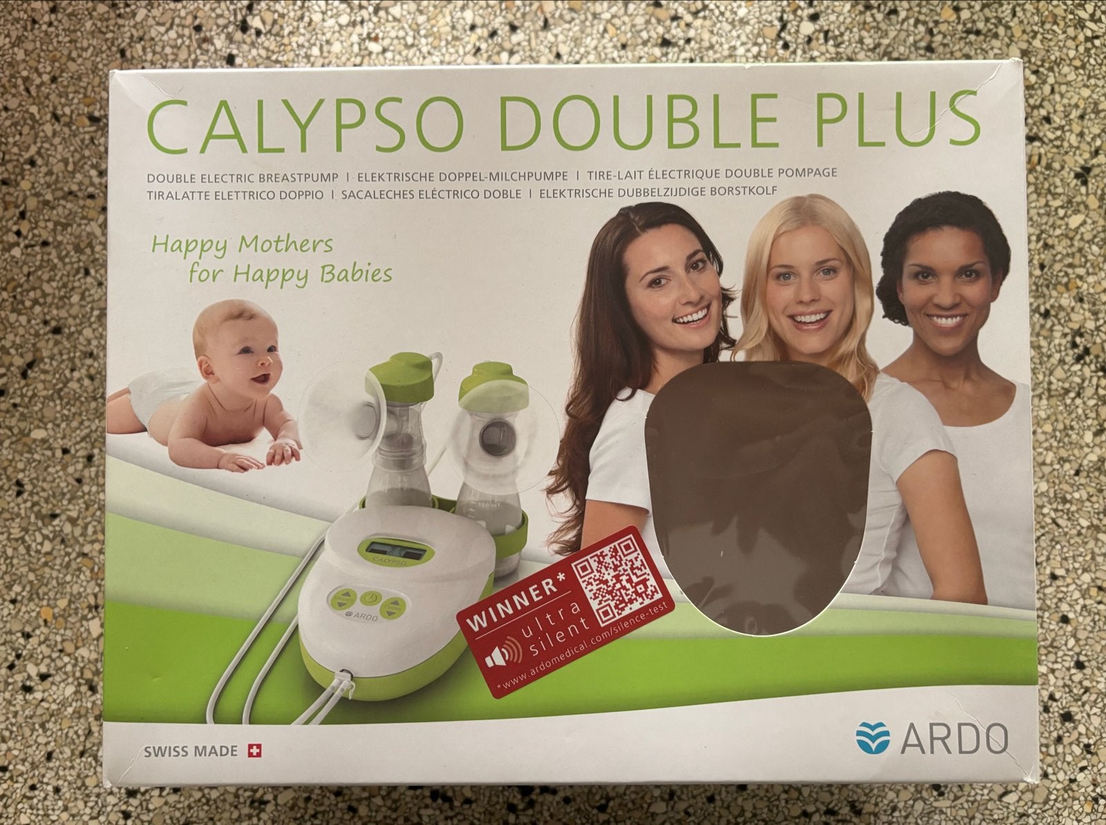 Ardo Calypso Double Plus borstkolf met extra handkolf, Gebruikt, Ophalen, Automatisch, Borstkolf