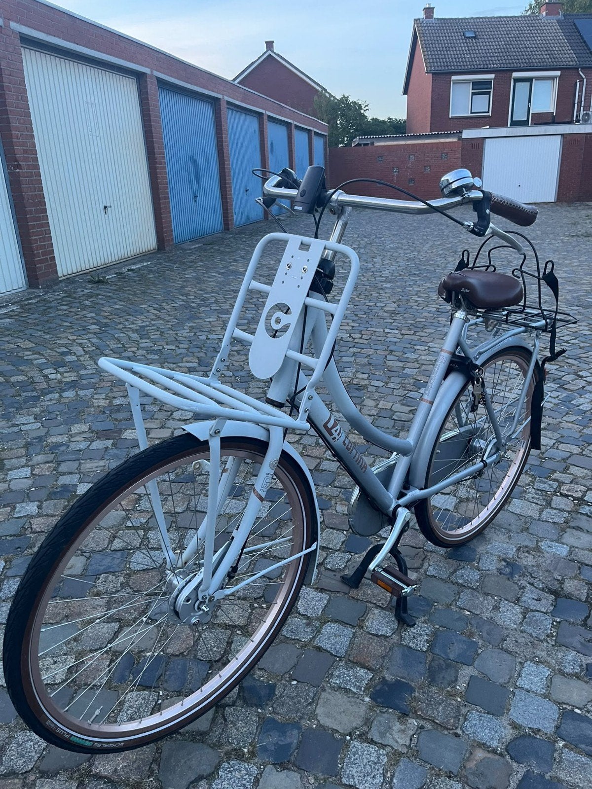 Cortina Transport U4 Damesfiets - Grijs met Versnellingen, Gebruikt, Versnellingen, 50 tot 53 cm, Trommelrem