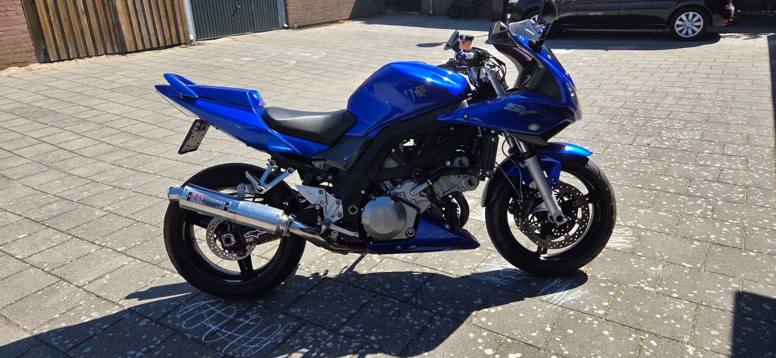 te koop  suzuki sv1000s  bj 2007 metelic blauw, Motoren, 2 cilinders, Occasion, Motorrijbewijs A, Particulier