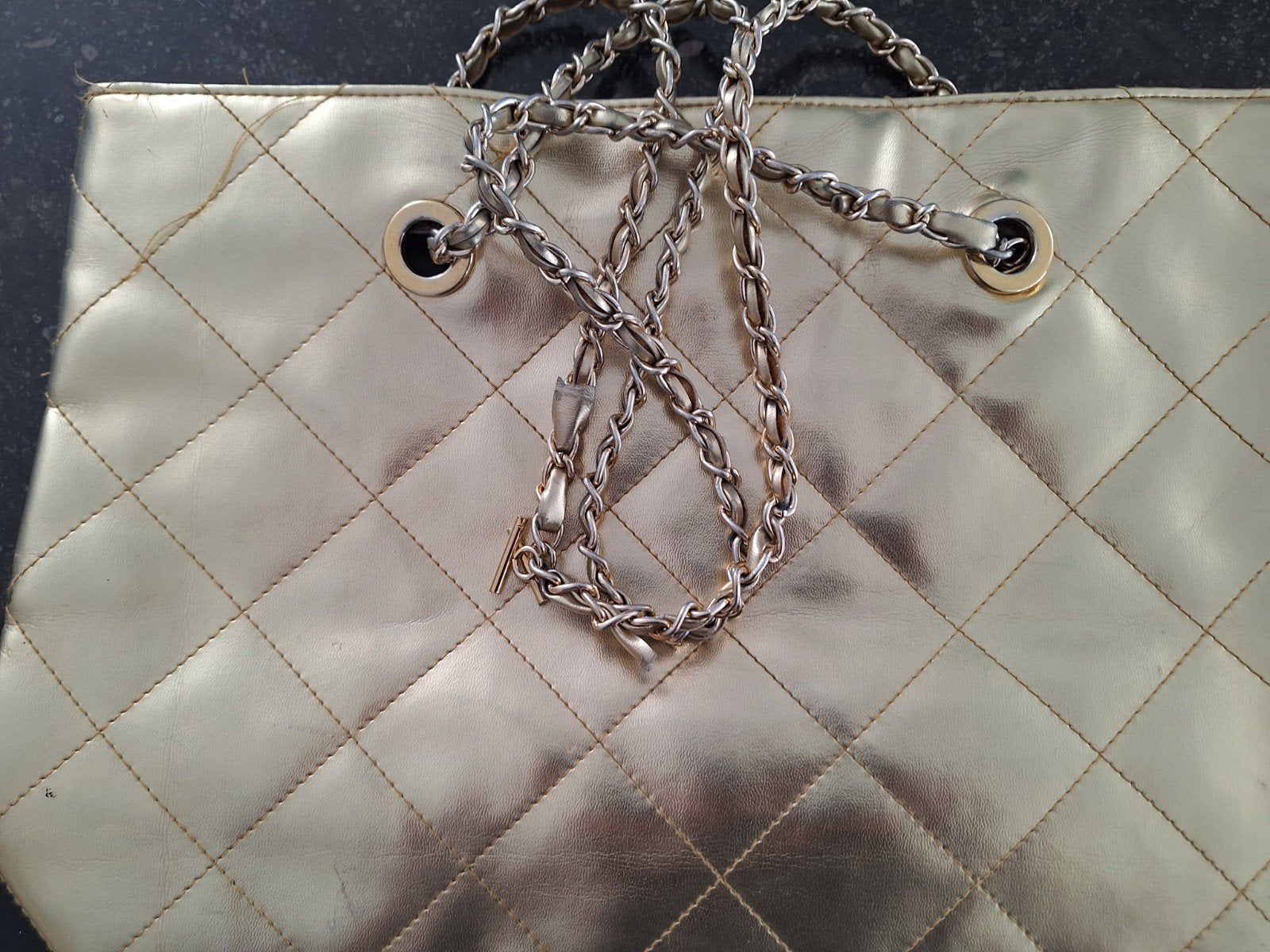 Tas, Ophalen of Verzenden, Gebruikt, Goud