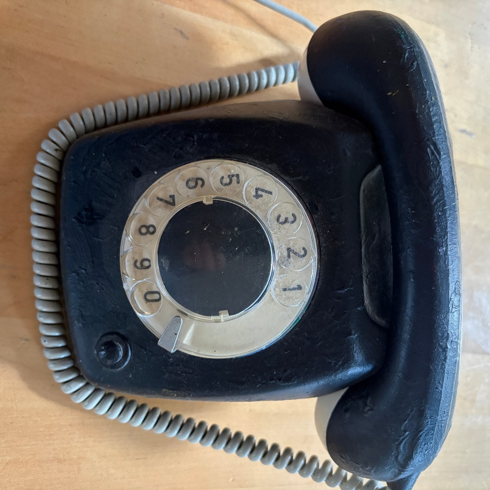 PTT Ericsson T65 draaischijf telefoon met converter, Ophalen of Verzenden, Gebruikt, Met draaischijf