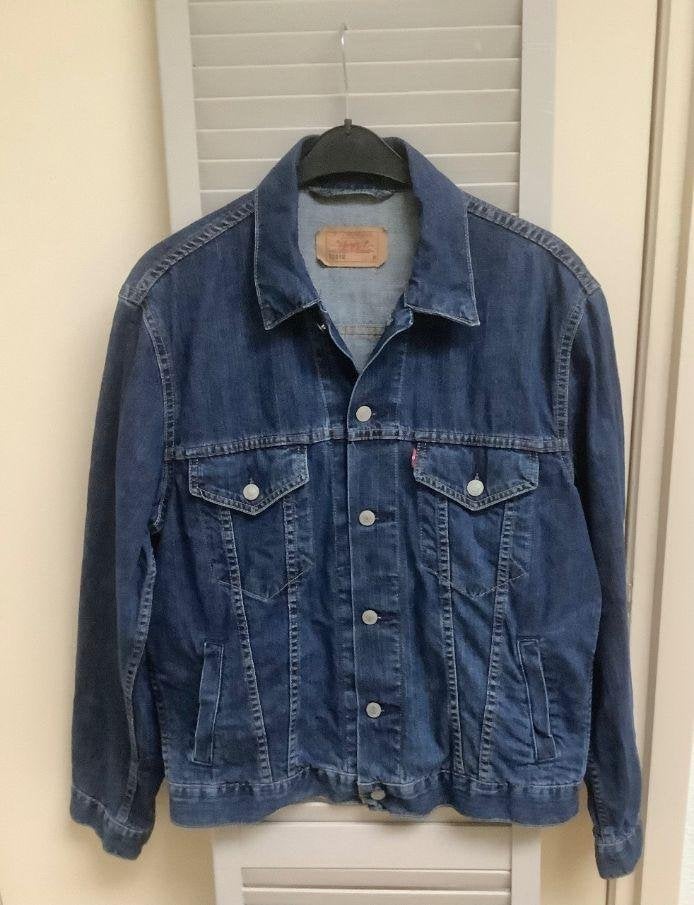 stoer Levi spijkerjack maat M, Kleding | Heren, Ophalen of Verzenden, Zo goed als nieuw, Maat 48/50 (M), Blauw