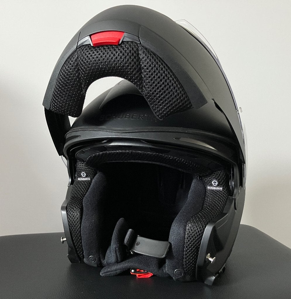 Nagenoeg nieuwe Schubert C3 systeemhelm maat XS, Motoren, XS, Systeemhelm, Tweedehands, Ophalen