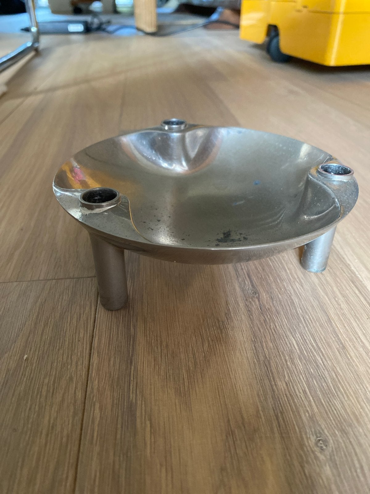 Vintage Nagel Stoff Kandelaar Schaal BMF, Antiek en Kunst, Ophalen of Verzenden, Overige materialen