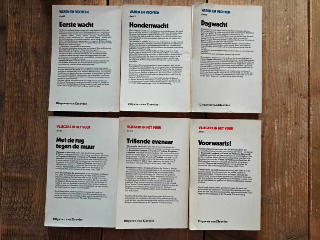 2 series van K. Norel., Boeken, Ophalen of Verzenden, Tweede Wereldoorlog, Zo goed als nieuw