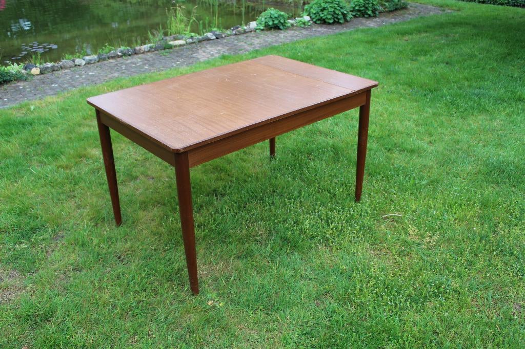 eettafel / tafel massief hout 120x80cm (uitschuifbaar 168cm), Huis en Inrichting, Tafels | Eettafels, Ophalen, Gebruikt, 100 tot 150 cm