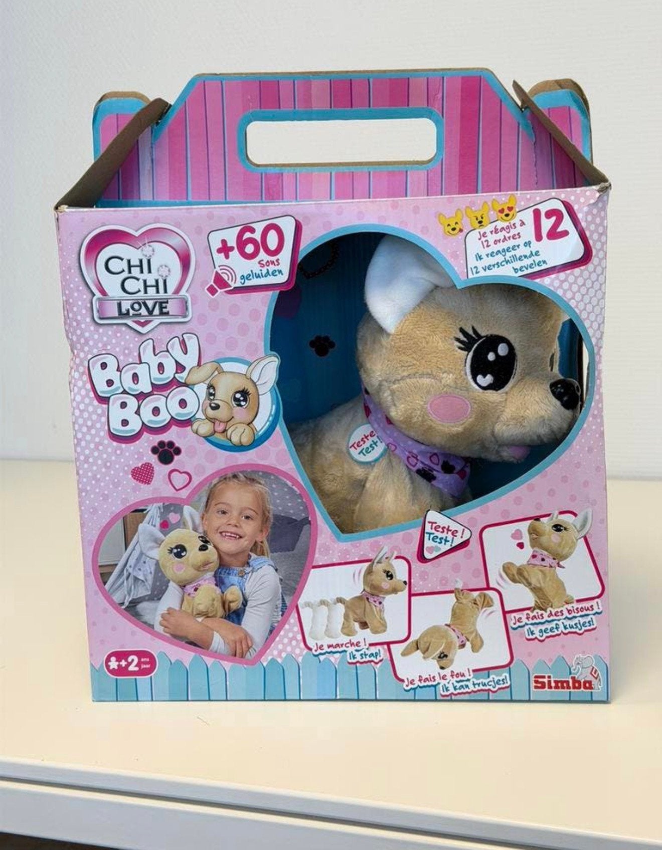 Simba Chi Chi Love Baby Boo Interactieve Puppy - Nederlands, Nieuw, Ophalen of Verzenden, H, H