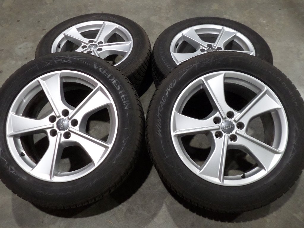 Origineel 19" Audi Q7 Q8 E-Tron Velgen + Winterbanden, Auto-onderdelen, 255 mm, Banden en Velgen, Winterbanden, Personenwagen