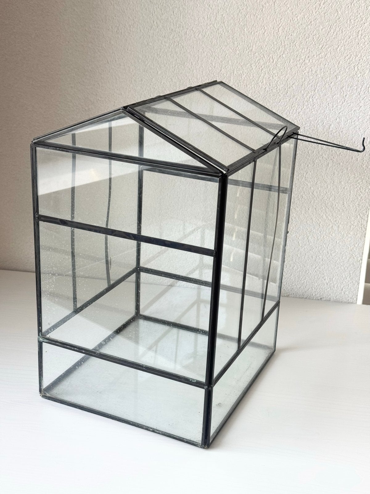 Mini glazen kas / kweekkas voor planten of decoratief, Tuin en Terras, Kassen, Gebruikt, Kweekkas, Glas, Ophalen