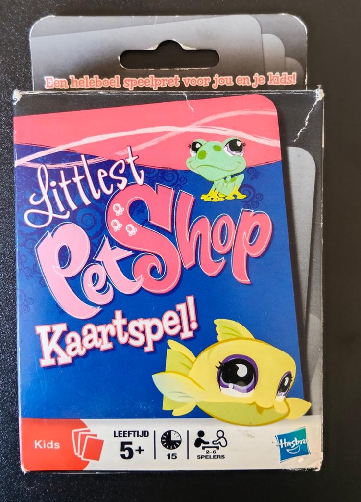 Littlest Pet Shop Kaartspel, Vijf spelers of meer, Ophalen of Verzenden, Gebruikt, MB Spellen / Hasbro