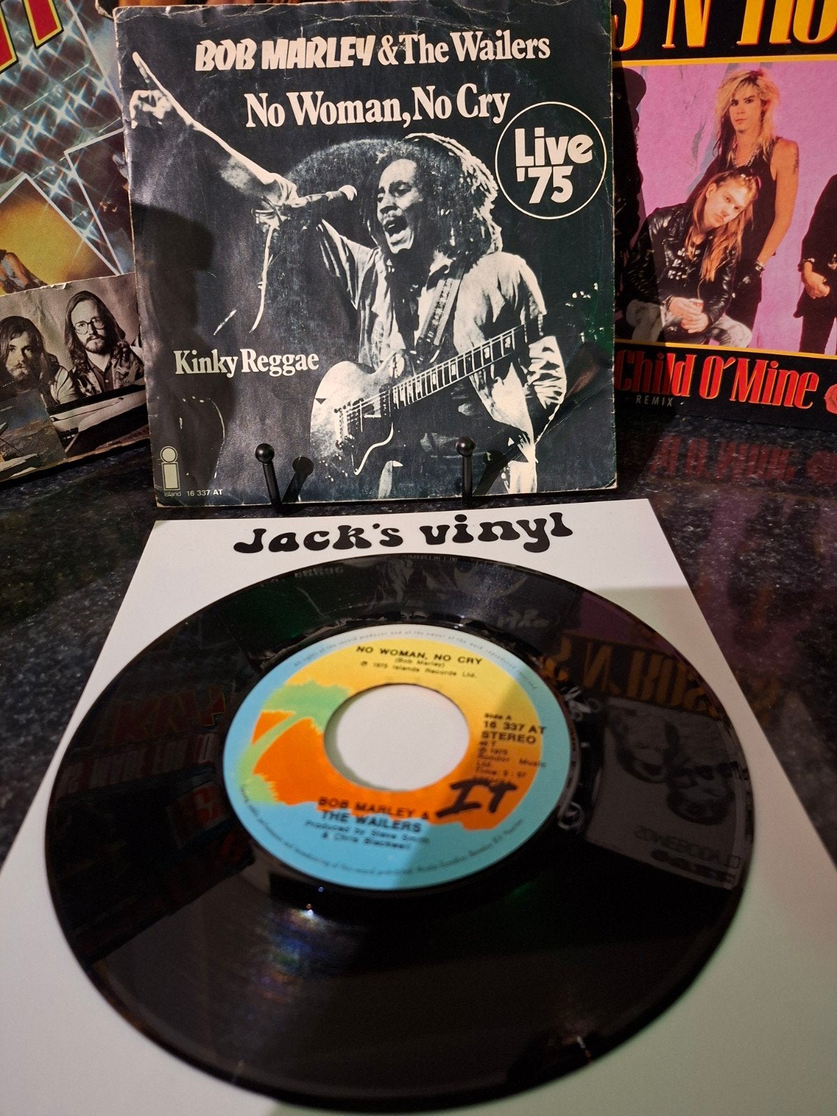 Bob Marley & The Wailers - No Woman, No Cry (Live '75), Gebruikt, 7 inch, Ophalen of Verzenden, Fotohoes