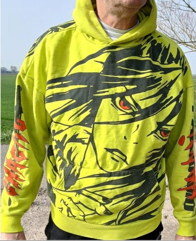 FSBN Oversized Hoodie Maat M - Goede Staat, Maat 48/50 (M), Geel, Ophalen of Verzenden, FSBN