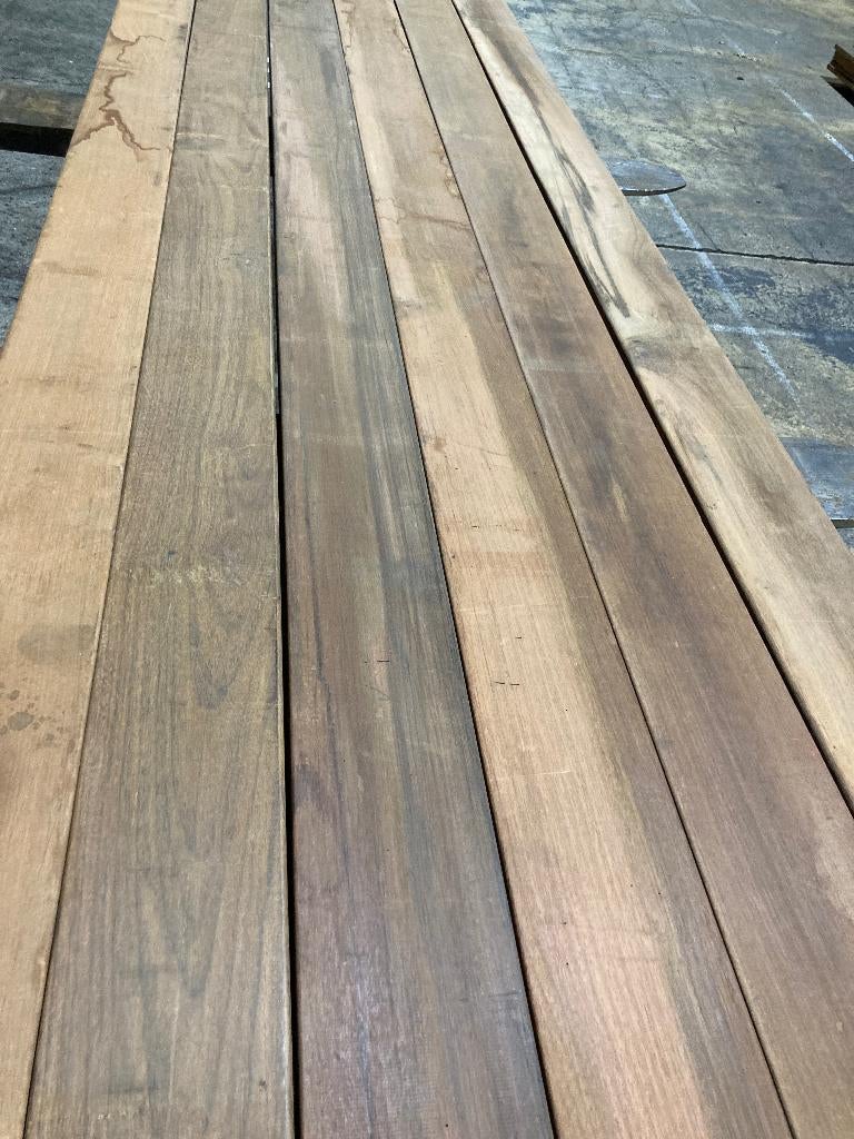 Hardhout-Ipe–vlonderplanken-terrasplanken-planken-vlonder, Tuin en Terras, Terrasdelen en Vlonders, Ophalen, Nieuw, Hout