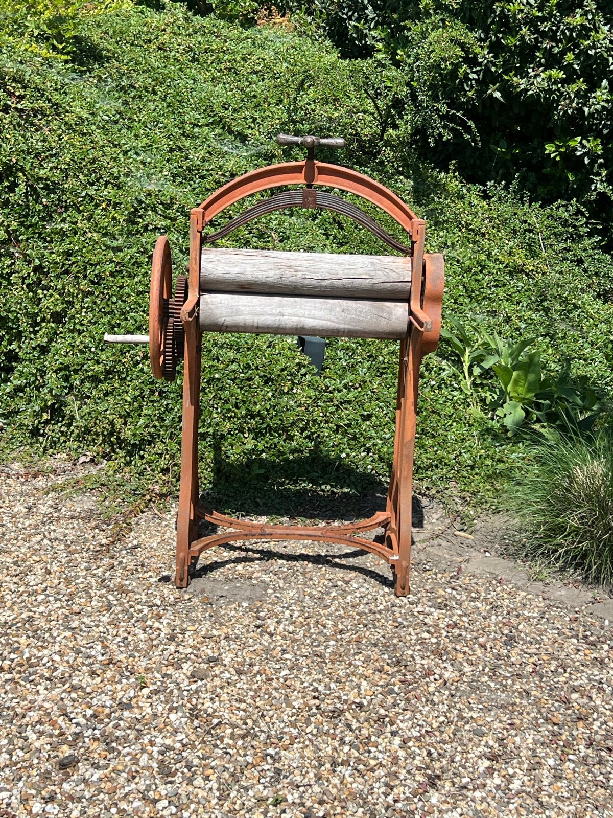 Antieke Mangel - Decoratief Stuk, Ophalen